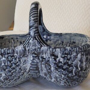 Rare*** Basket Planter/Flower Vase/Fruit Holder